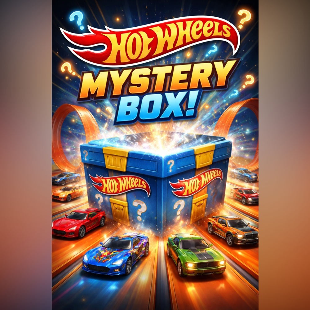 Hot Wheels Mystery Box - 10 cars! Still in packaging! No duplicates